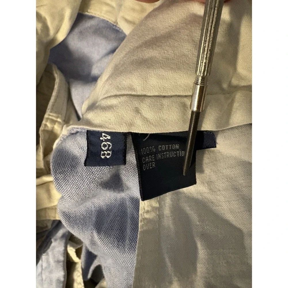 Polo Ralph Lauren Chino Shorts Men's Size 46Bx9 Big & Tall Blue Cotton Stretch